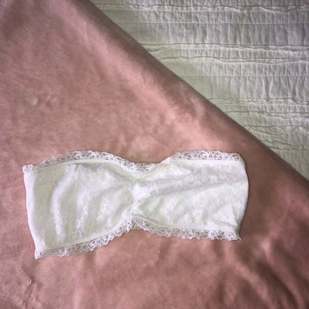 Garage White Lace Bralette